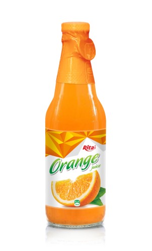 300ml Orange Juice Glass bottle